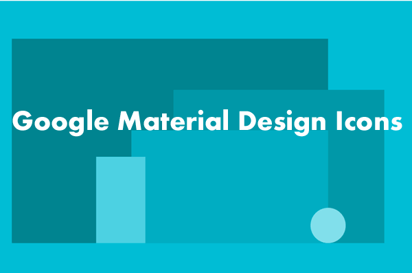 Google Material Design Icons