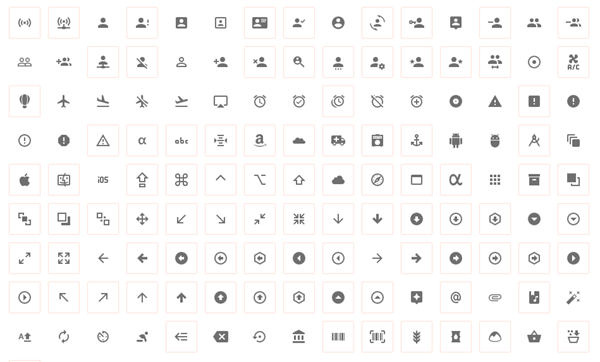 Google Material Design Icons