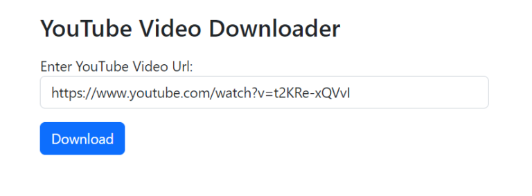 Make YouTube Video Downloader with Python & Flask | WD